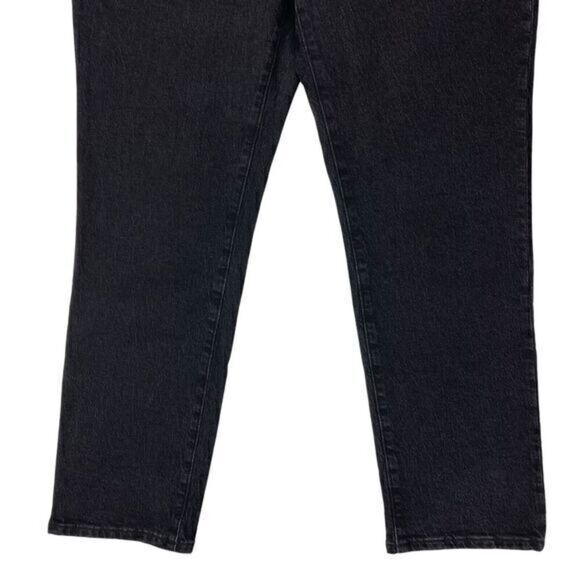 NWT Madewell Jeans Womens 32 Black Mid‎ Rise Perfect Vintage Dark Wash Denim - Picture 4 of 16